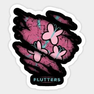 FLUTTERS - RIPPED Sticker